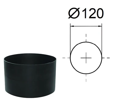 Mova + +. Juodas metalas, 2 mm. D-120 mm.
