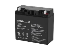 Švino akumuliatorius VIPOW 12V 20Ah kaina