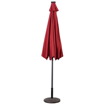 Bonideco Select Lauko skėtis 300x253cm., raudonos/juodos spalvos