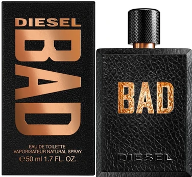 Diesel Bad EDT tualetinis vanduo vyrams, 50 ml