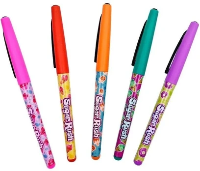 SCENTOS Sugar Rush Retractable Gel Pens 5 pcs CDU
