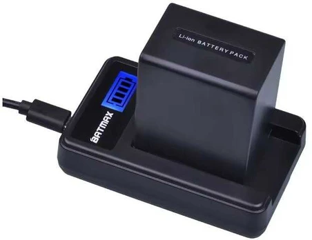 Batmax NP-FH100 akumuliatorius ir kroviklis