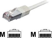 Equip Patchkabel Cat6 S/FTP 2xRJ45 0.25m baltas LSZH Polybeutel