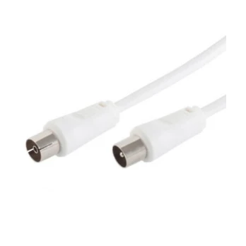 „AmberIn“ kabelis IEC M / F, 1,5 m, baltas
