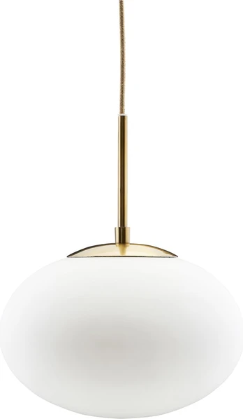 House Doctor - Lamp, HDOpal - White - Diameter 30 cm, Height 35 cm, 3-meter cable
