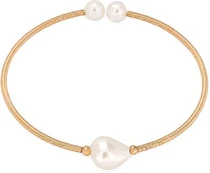 Troli Charming open bracelet with natural pearls kaina