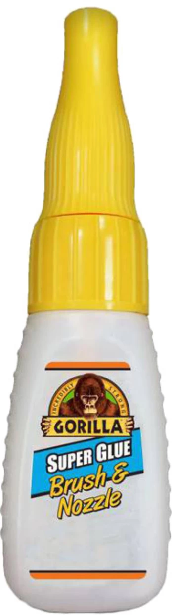 Universalūs momentiniai klijai Gorilla Brush & Nozzle 12g