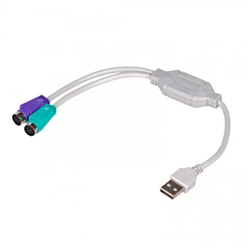 AKYGA AK-AD-15 Adapter USB-F / 2x PS/2-M