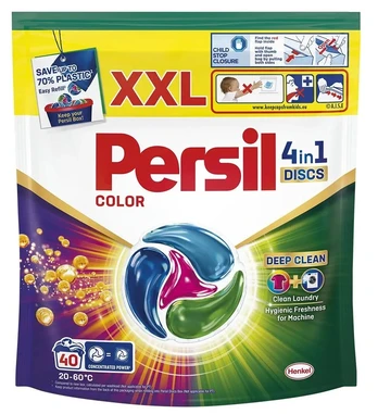 Skalbimo kapsulės PERSIL Color 4 in 1, 40 vnt.