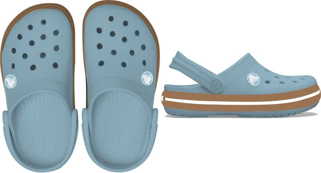 Crocs™ Crocband Gum Clog Kid’s Sky Blue/Gum - 27