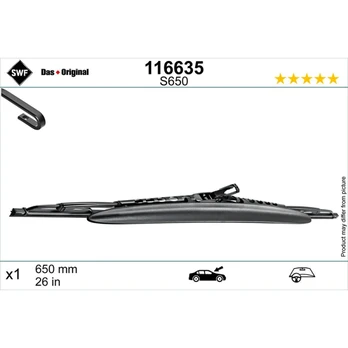 SWF Valytuvas S700 mm 1 vnt.