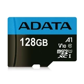 ADATA Premier 128 GB MicroSDXC UHS-I 10 klasės atmintis kaina