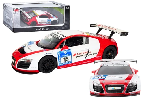 Automobilis R/C 1:24 AUDI R8 LMS Baltas