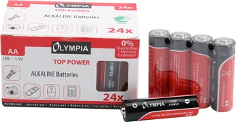 Olympia Alkaline Batterien AA 24er Pack kaina
