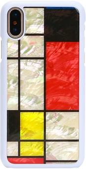 iKins SmartPhone case iPhone XS/S mondrian white kaina