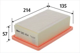 Oro filtras VALEO 585454 kaina