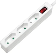 LogiLink 3 gniazda 1.5m balta kaina