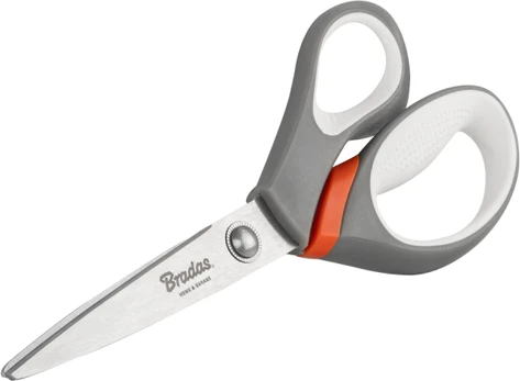 Universalios žirklės Bradas COMFY Baltas LINE, 210 mm
