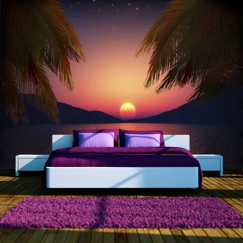 Artgeist Fototapetas - Romantic evening on the beach