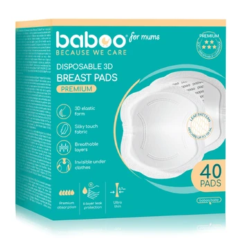 Baboo premium įklotai į liemenėlę, N40
