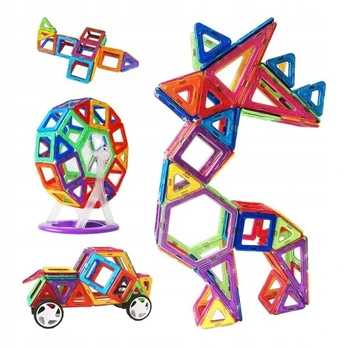 Magnetiniai blokeliai „EVI Kids“, 128 dalių