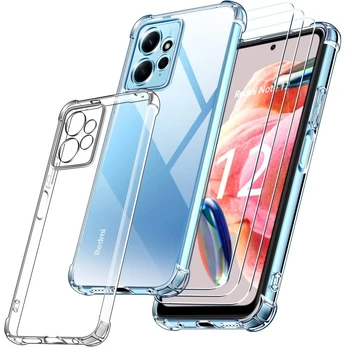 „Xiaomi Redmi Note 12 4G“ dėklas +3 stiklai A