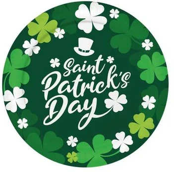 Fiesta St Patricks dag tallerkner, 23 cm