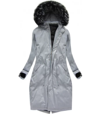 WINTER COTTON PARKA GREY (7085) striukė