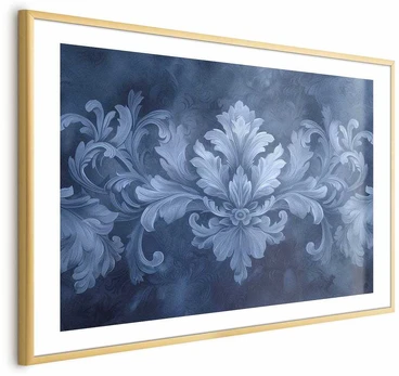 Artgeist Plakatas - Mėlyna Ornament in Cool Shades