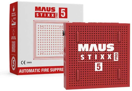 MAUS Stixx PRO 5 Automatic Fire Protection Unit 0 5 m³ - Raudona