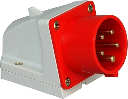 Kopp Cee Sieninis Kištukas 32a 400v Raudonas 5-pin