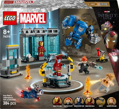 LEGO Marvel 76315 Iron Man’s Laboratory: Hall of Armor