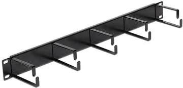 DELOCK 19" Kabelmanagement 1HE juodas