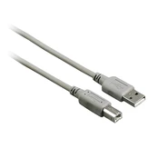Cable Hama USB A - USB B, 3m, Gray