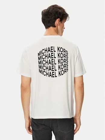 MICHAEL Michael Kors Marškinėliai CF6535WFV4 Balta Regular Fit