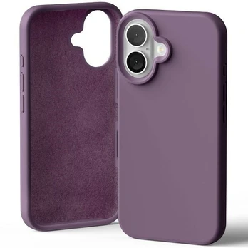 Dėklas Mercury Silicone iPhone 16 6,1" violetinė|violetinė