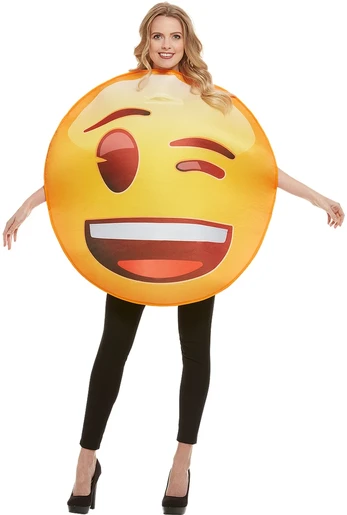 Mirktelėjusio emoji kostiumas