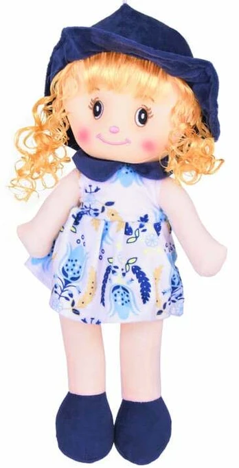 Medžiaginė lėlė Maja, 45 cm, Mėlyna