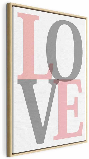 Artgeist Paveikslas - Pilkas Love (1 Part) Vertical