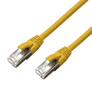 MicroConnect CAT6A S/FTP 7,5m Geltona LSZH