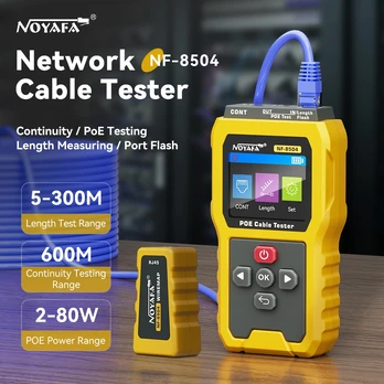 LAN tinklo kabelių testeris PoE NOYAFA NF-8504