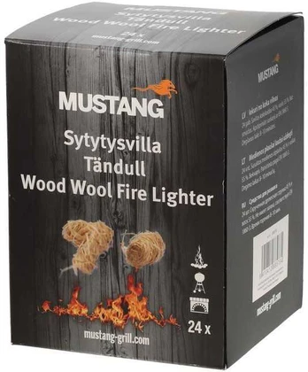 Mustang Wood wool firelighter 24 pcs