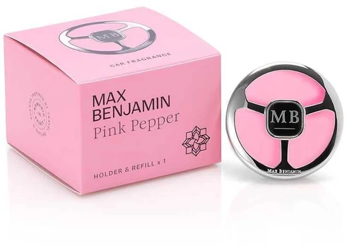 MAX BENJAMIN Kvapas automobiliui Rožinis PEPPER
