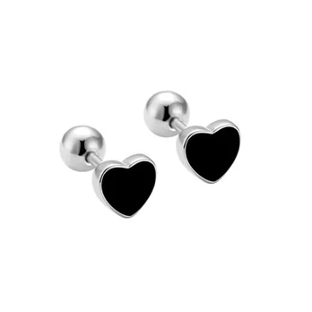 Helix auskarai Black Heart