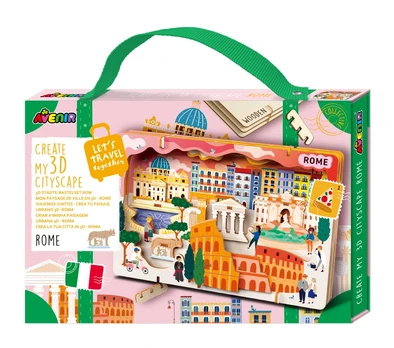Puzzle Create an urban landscape 3D - Roma