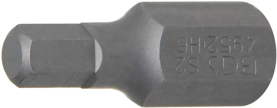 Bgs Technic Antgalis | ilgis 30 mm | 10 mm (3/8") storis | Hex šešiakampis 6 mm (4952)