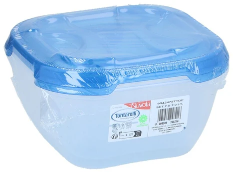 Tontarelli maisto indelis, 2 L, 2 vnt, mėlynas