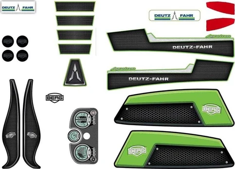 Berg XL Frame - Sticker set DEUTZ-FAHR