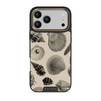 Shell Mosaic - iPhone 17 Pro Max Case, Elite Dark (MagSafe) / Gold