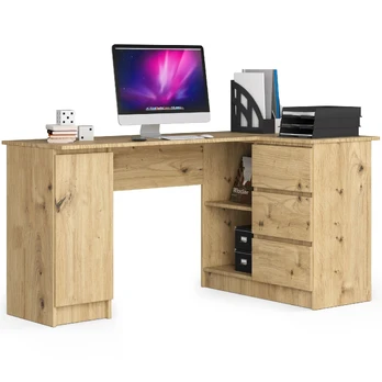 Kampinis rašomasis stalas Akord B20, artisan oak